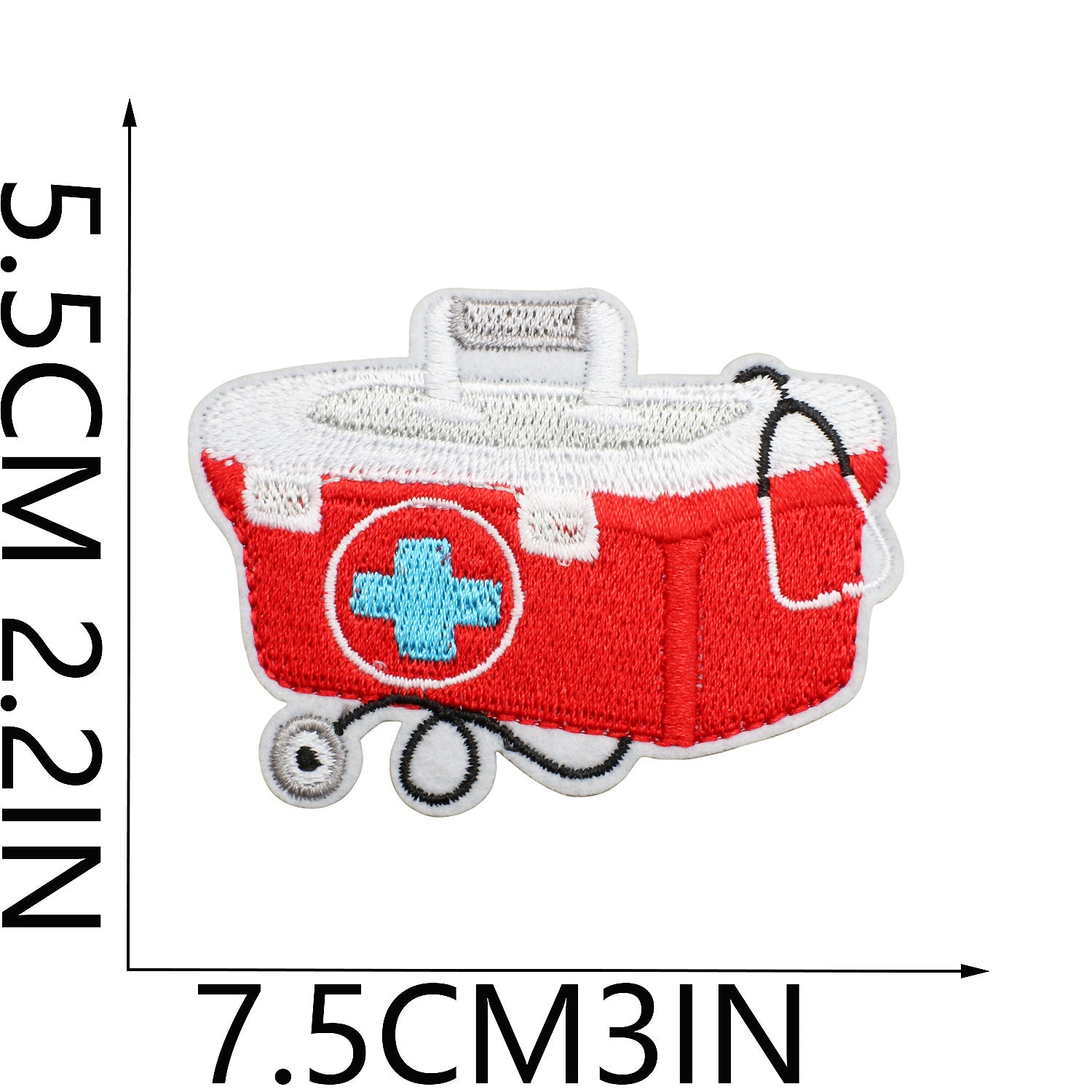 Wholesale Cartoon human organ embroidery patch medical equipment patch